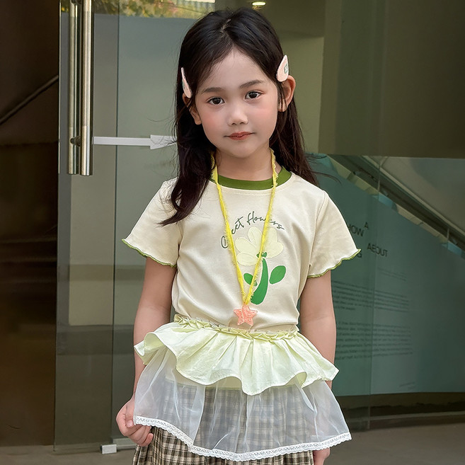 스타빈 잔프릴 큐트 캐릭터 반팔티