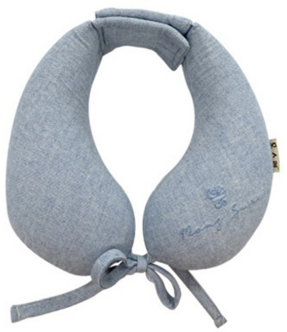 몽슈레 베베룬 넥서포터 아기 목베개, 블루