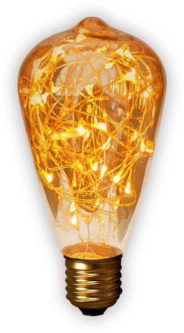 LED 에디슨 램프 은하수 조명 ST벌브64, 골드