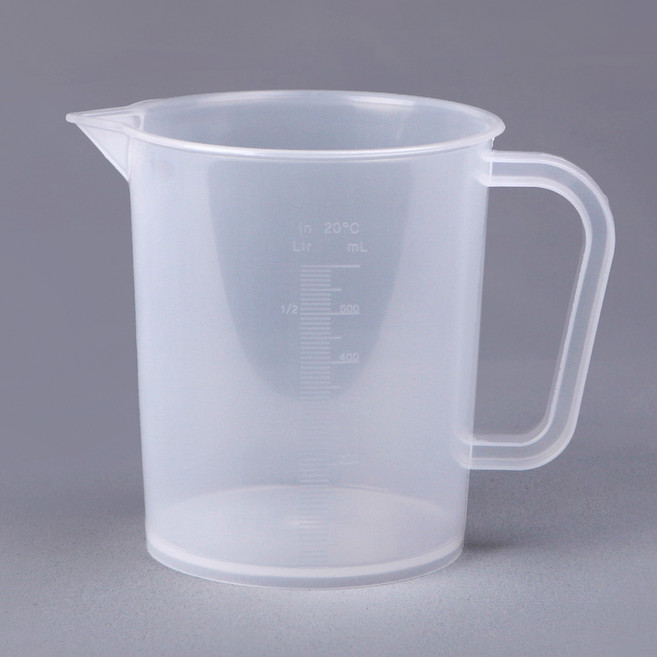 PP 반투명 계량컵, 화이트, 600ml, 1개