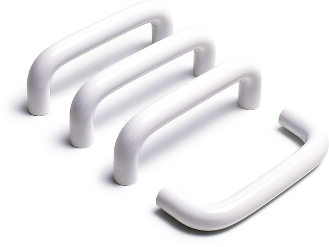 손잡이세상 디제이 2구 가구손잡이 화이트 14mm P96, 4개