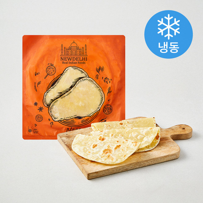 갈릭 난 (냉동), 180g, 1개