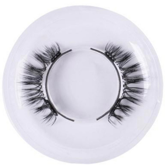 雙層磁吸假睫毛 LZ04, 黑色, 1個