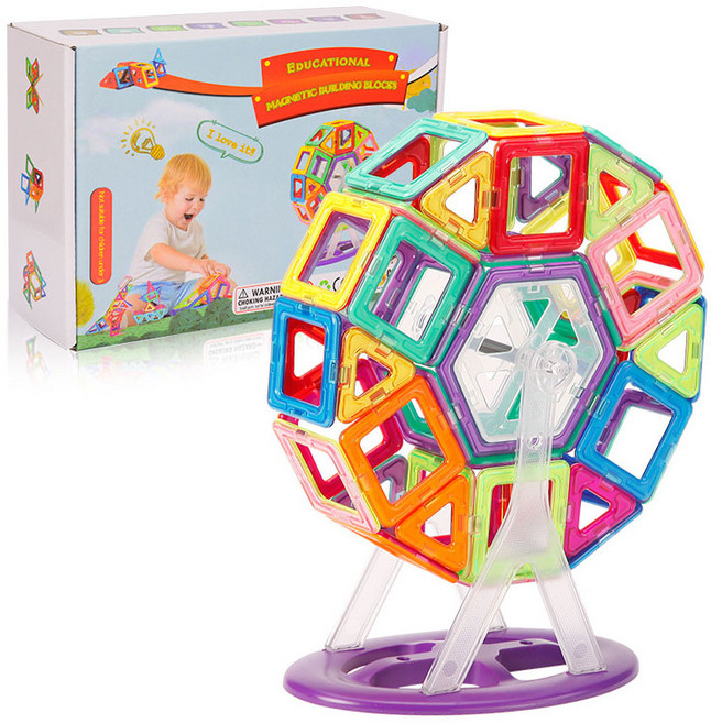 포테가르 맥포머스 호환가능 자석블럭 세트 판퍼즐, 1세트, 68피스