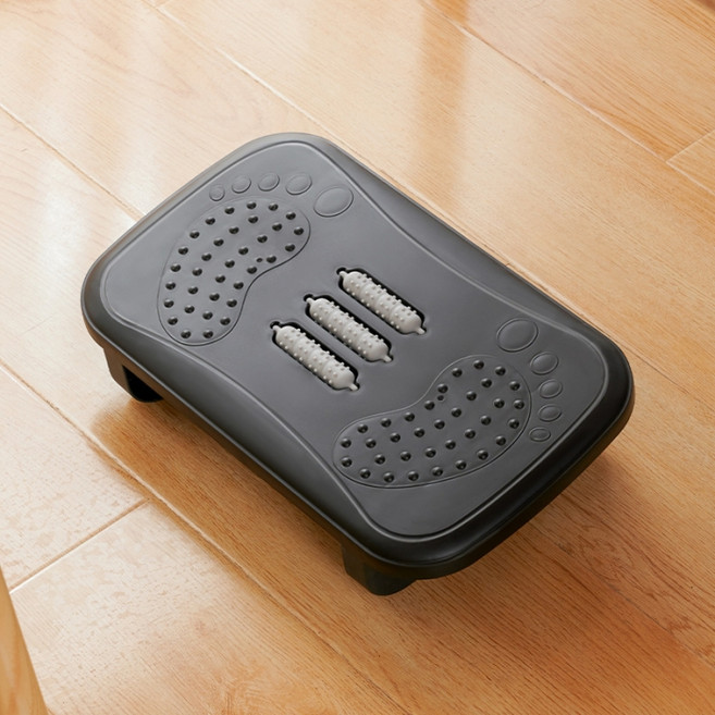 Mabso Shop 家用 辦公用 滾輪 指壓 腳踏板 HR2574, 黑色