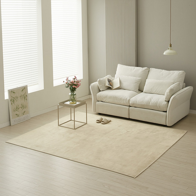 LEREVE 라떼아 생활방수 워셔블 사계절 사각 카페트