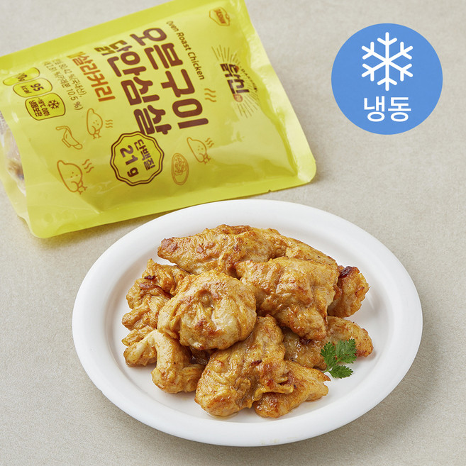 닭신 오븐구이 닭안심살 마살라커리 (냉동), 100g, 1개, 1개입