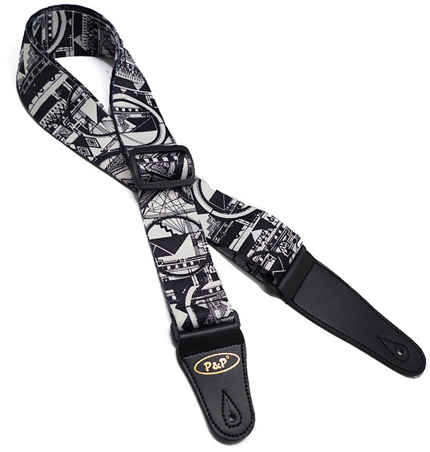 에이홉 다양한 패턴의 기타 스트랩 Type 25, 1개