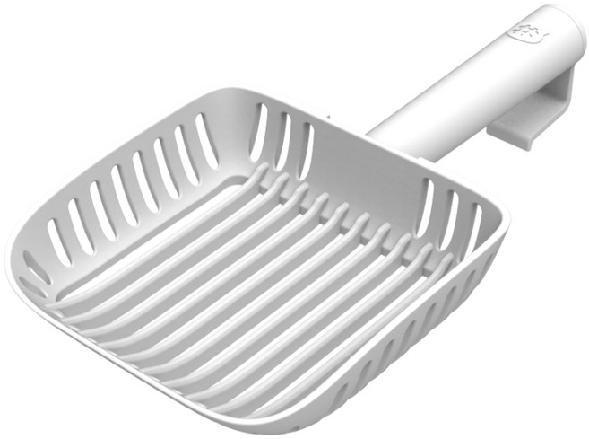 캣츠태그 점보 묘래삽 고양이 화장실 스쿱 걸이형, 화이트, 1개