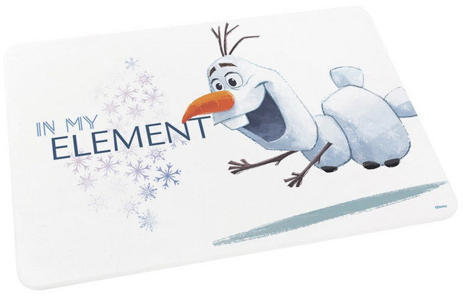 Disney 迪士尼 冰雪珪藻土地墊, 玩耍雪寶, 1個