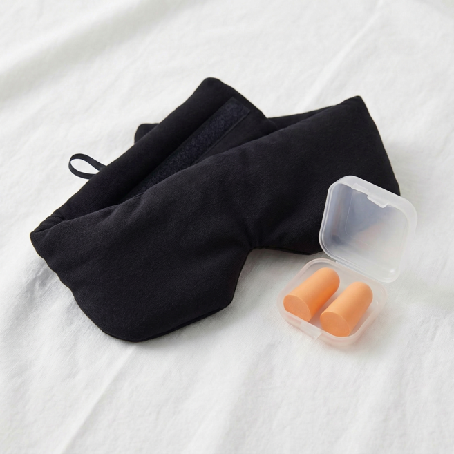 벨리안 프리미엄 와이드 수면안대 + 수면 귀마개 세트