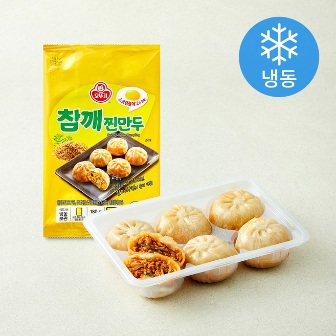 오뚜기 참깨 찐만두 (냉동), 180g, 1개