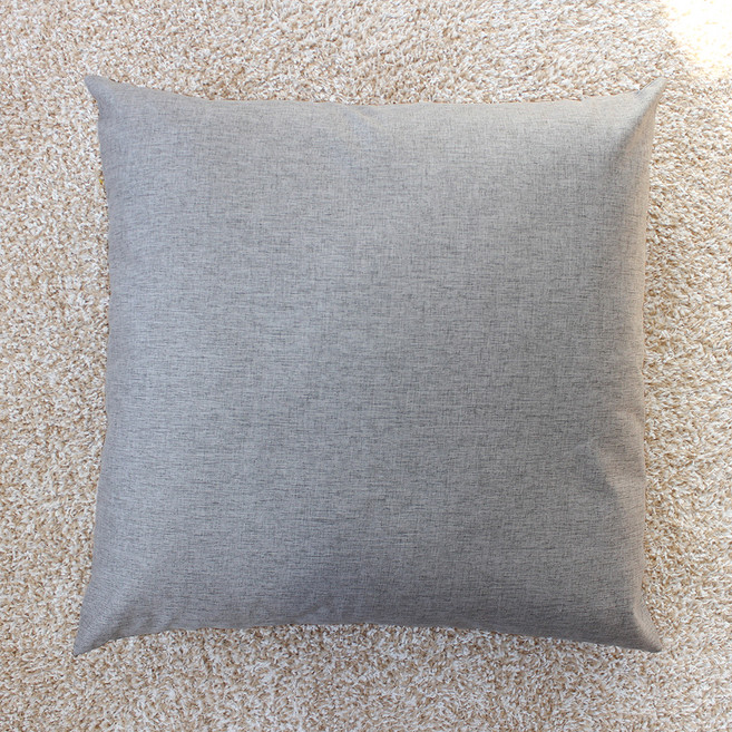 나비손길 멜란지 대형 방석, 그레이