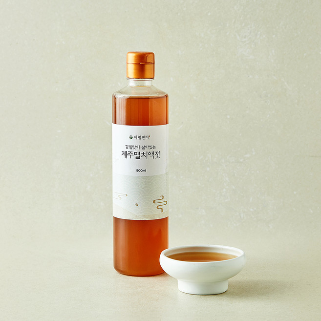 제철진미 감칠맛이 살아있는 제주 멸치액젓, 500ml, 1개