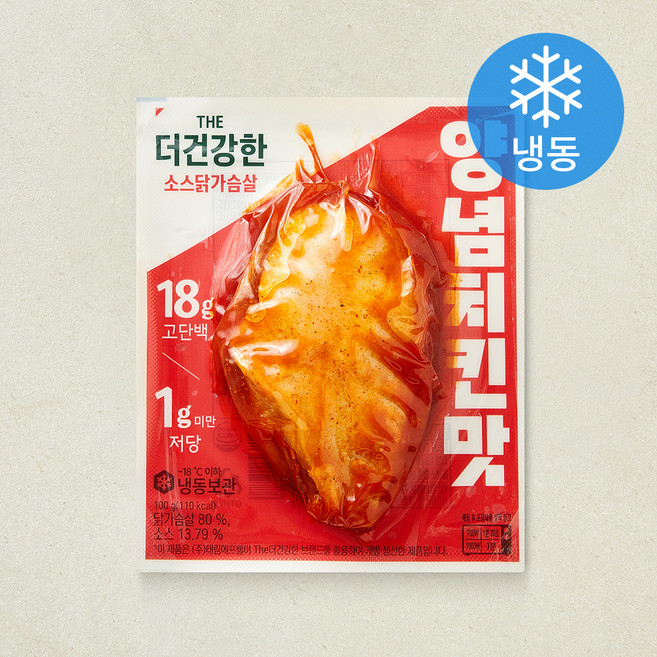 더건강한 소스 닭가슴살 양념치킨맛 (냉동), 100g, 1개, 1개입