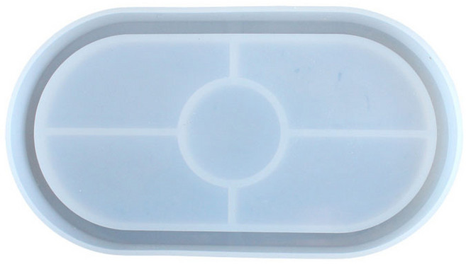 트레이 실리콘몰드 타원형, 화이트