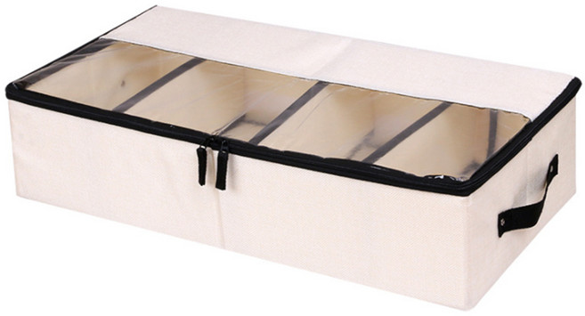 홈데코레 언더베드 멀티 수납함, 베이지색, 1개