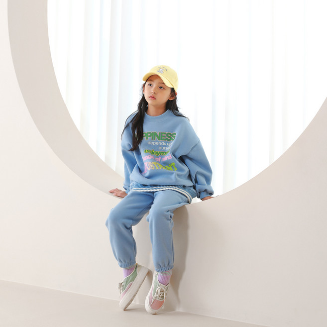 jkids 女童泰德刷毛上下套裝 J7095