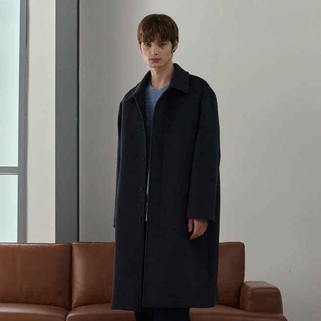 마인드브릿지 남성용 두굿 캐시미어 오버핏 맥코트 MZCA7105