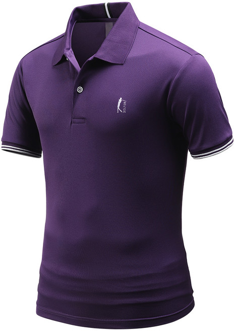 다꾸앙 남성용 그린골퍼 반팔 자수 카라 티셔츠 E04JKA_JC3849