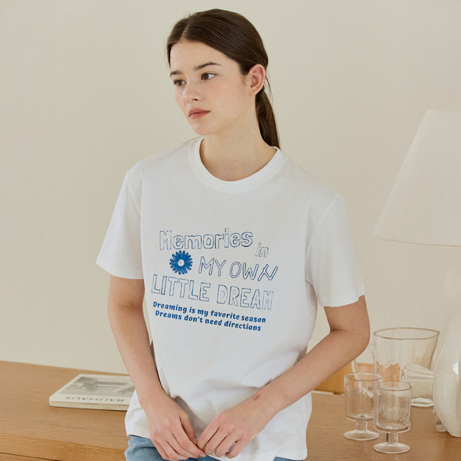 yuppe 女款 MEMORIES PRINT T SHIRT