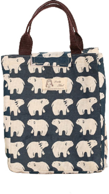 피크닉 에코백 보온보냉 가방 YT_RA1308, 곰, 1개