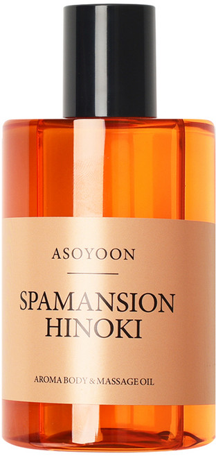 Asoyoon Spa Mansion系列 身體按摩油 營養保濕 植物萃取, 400ml, 1瓶