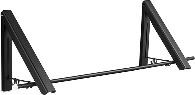 모나코올리브 메탈라인 시크릿 빨래건조대 MTW-120B+실란트픽스, 블랙