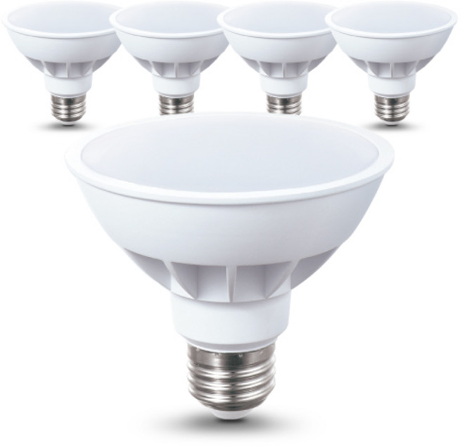 씨티오 엘이디 피에이알30 전구 확산형 15W, 주백색, 5개