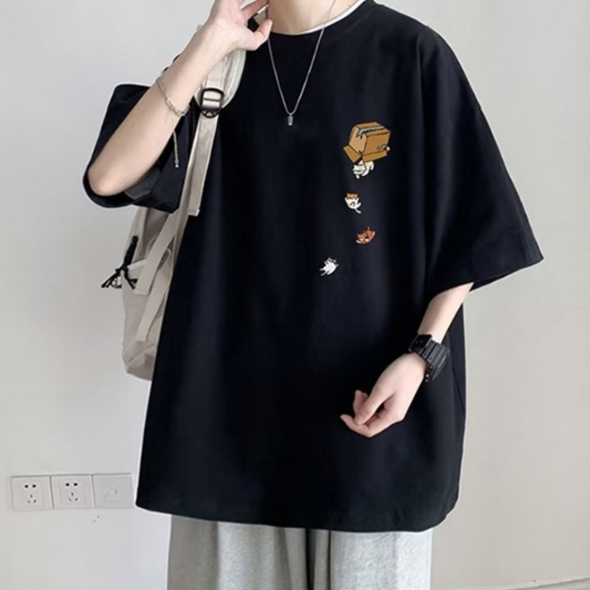 JTL 男士潮流時尚休閒短袖T恤