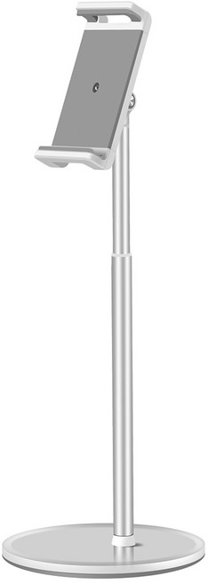 소이믹스 회전형 높이조절 스마트폰 태블릿 거치대, SOME4H, 실버, 1개