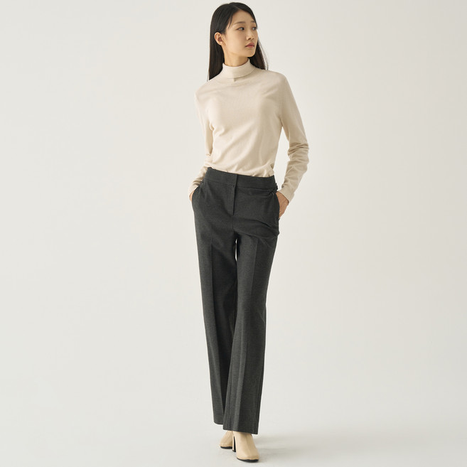 zishen 女款彈性寬版長褲 LFPTNA01