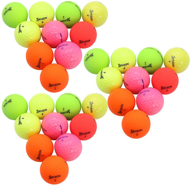 SRIXON Unique Epic二手混合高爾夫球 A級 42.67mm, 30顆, 混色, 1組