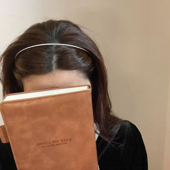 디멜디 반짝 큐빅 얇은 핏 헤어밴드