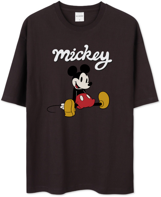 벤힛 디즈니 빅사이즈 미키 오버핏 반팔 티셔츠 DNMKOM1006F