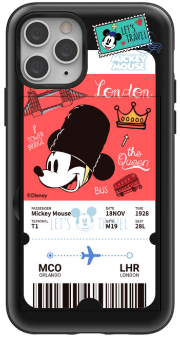 디즈니 시티 트래블 오픈 카드 휴대폰 케이스