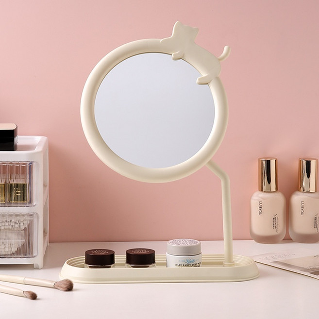 쥬얼리 트레이 탁상 거울, 크림베이지