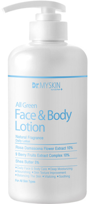 닥터마이스킨 올 그린 페이스 바디로션, 500g, 1개