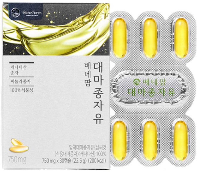 베네팜 대마종자유, 1개, 22.5g