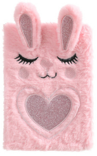 새침한 토끼와 여우 다이어리 노트장, 핑크토끼, 1개