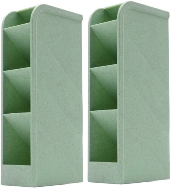 4단 파스텔 펜꽂이, 그린, 2개