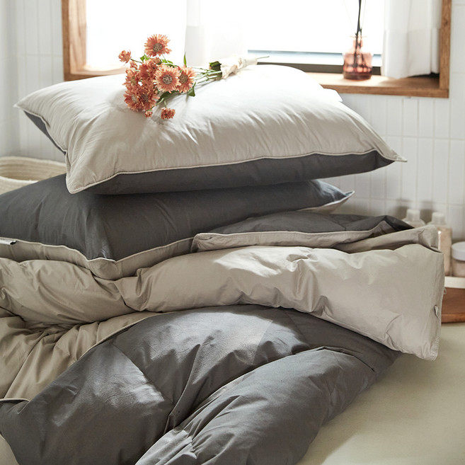 라뽐므 오폴레 코튼 구스 이불, 다크그레이