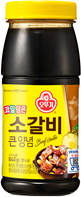 오뚜기 소갈비큰양념, 840g, 1개