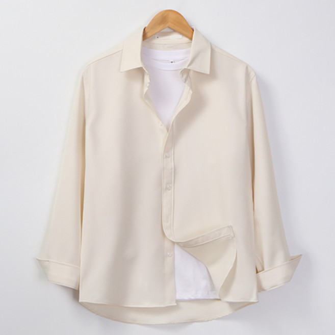 Raymon 男款 Desi Oversize 基本款翻領襯衫