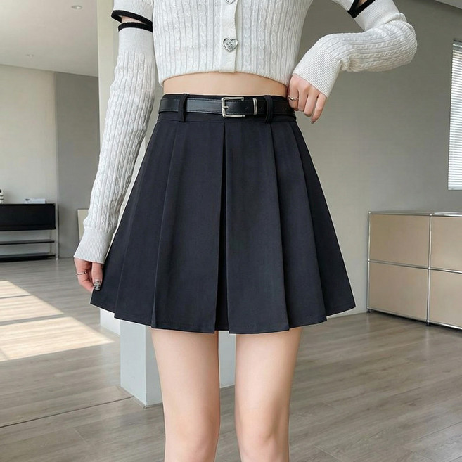 UNHEVE 女款百褶迷你裙