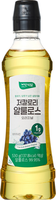 비단식당 저칼로리 알룰로스, 530g, 1개