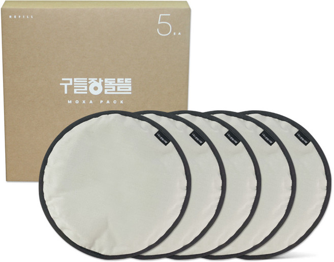 어깨춤 구들장돌뜸 리필용 쑥뜸팩 5p, 1개