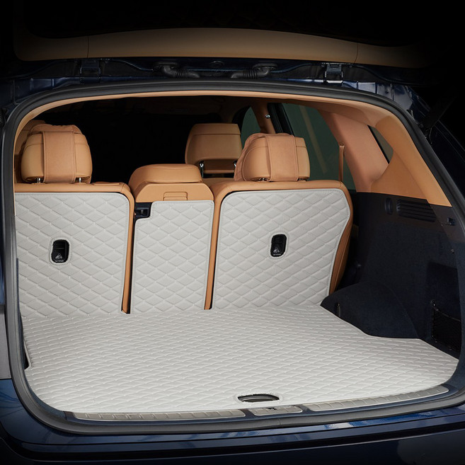 메이튼 차량 순정형 제뉴인 더블 퀼팅 트렁크매트 일체형, 쉐보레 트랙스 크로스오버 (23년3월~), 라이트그레이