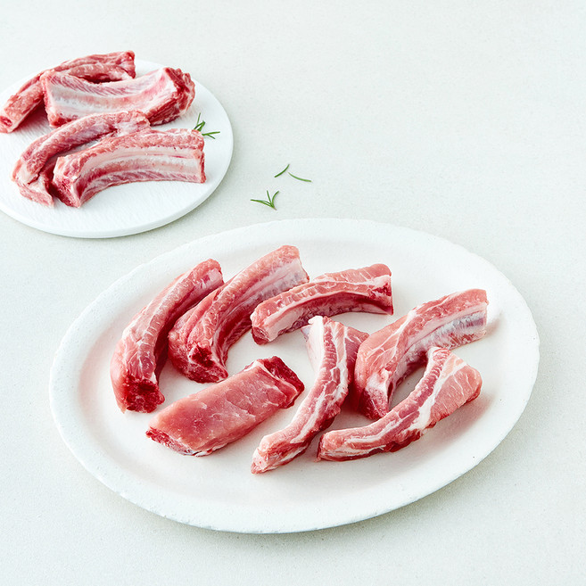 무항생제 인증 한돈 등갈비 (냉장), 1개, 1kg