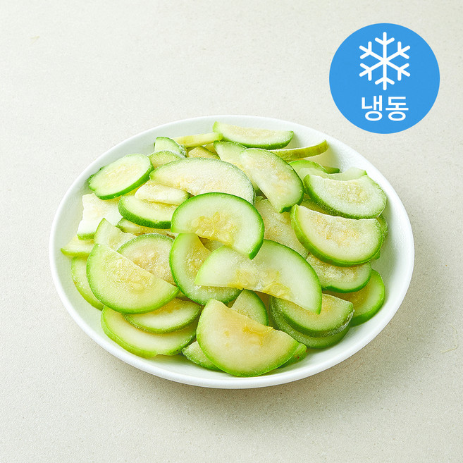 애호박 슬라이스 (냉동), 1개, 1kg
